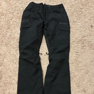 Women’s Burton Black Snow Pants Small Well Used